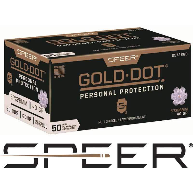Gold Dot 5.7X28MM 40 Grain Hollow Point Box of 50