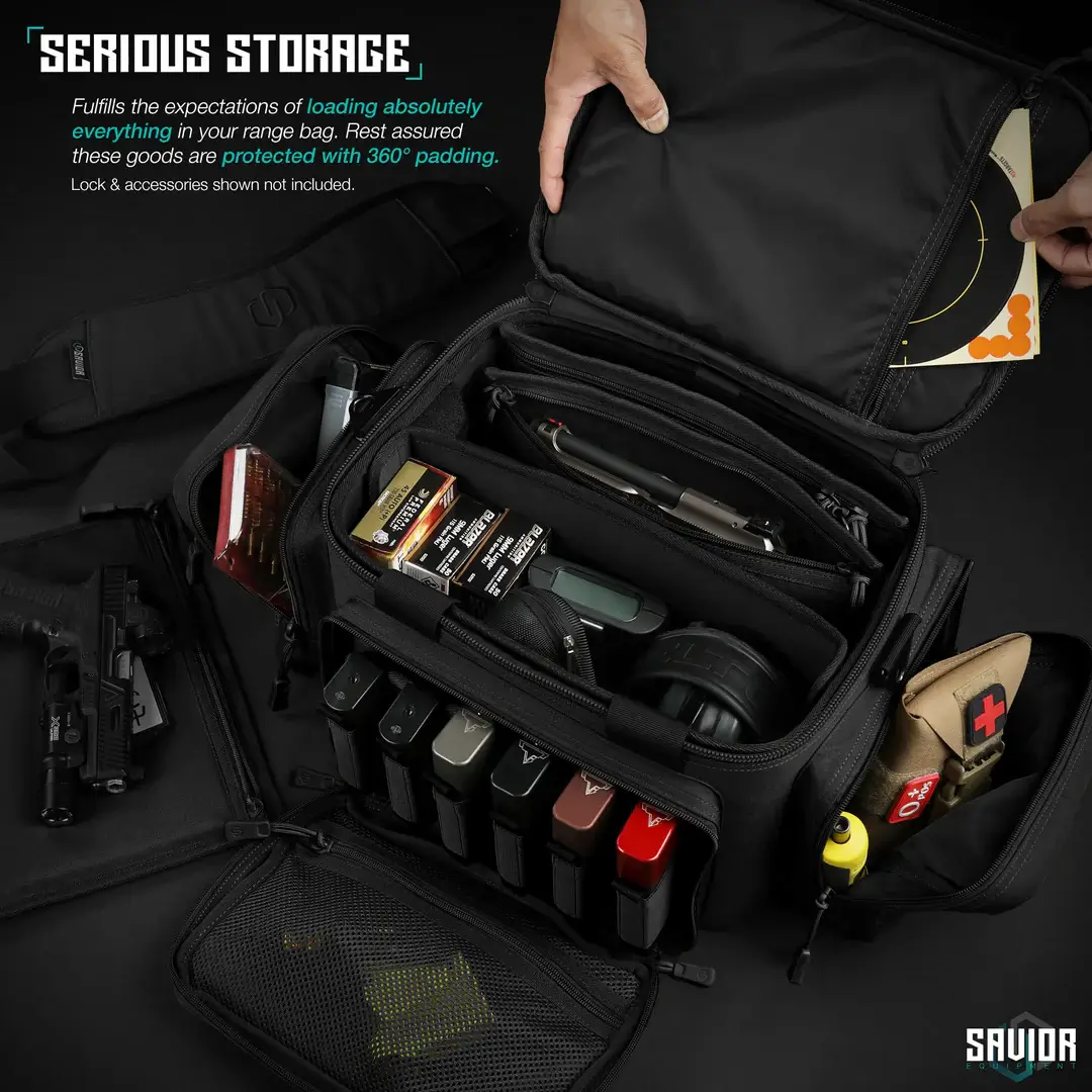 Savior Equipment Specialist Range Bag 3 Sleeves Serious Storage