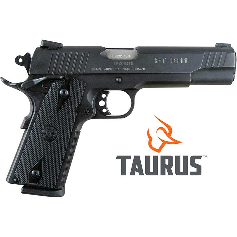 PT1911 .45ACP 5 inch barrel 8 Round Black