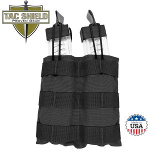 Double Speed Load SMG Molle Pouch Black