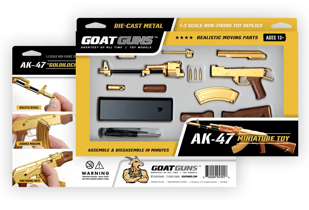 goat guns gold ak47 package image front and back