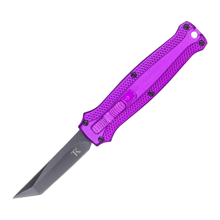 TacKnives Bladetopia Firecracker Mini Double Action OTF Knife MN2T (Tanto Blade – NO Pocket Clip)