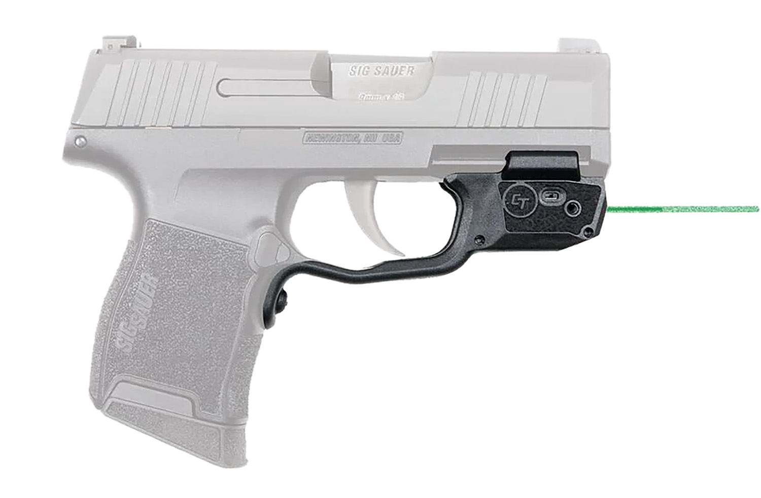 Crimson Trace Laserguard Fits Sig P365/P365XL/P365SAS, Green