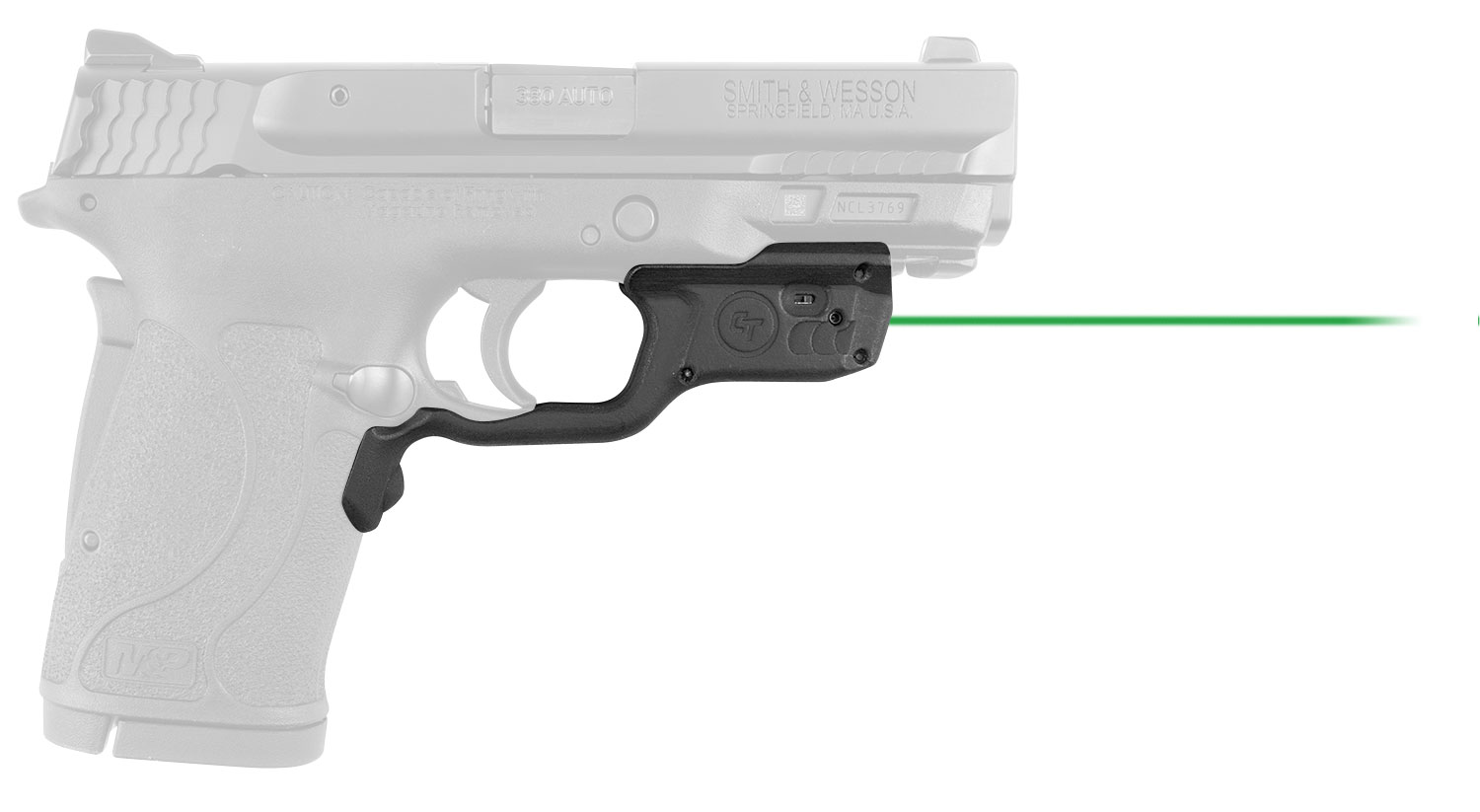 Crimson Trace Laserguard Fits S&W M&P 22/380EZ Shield/9EZ Shield