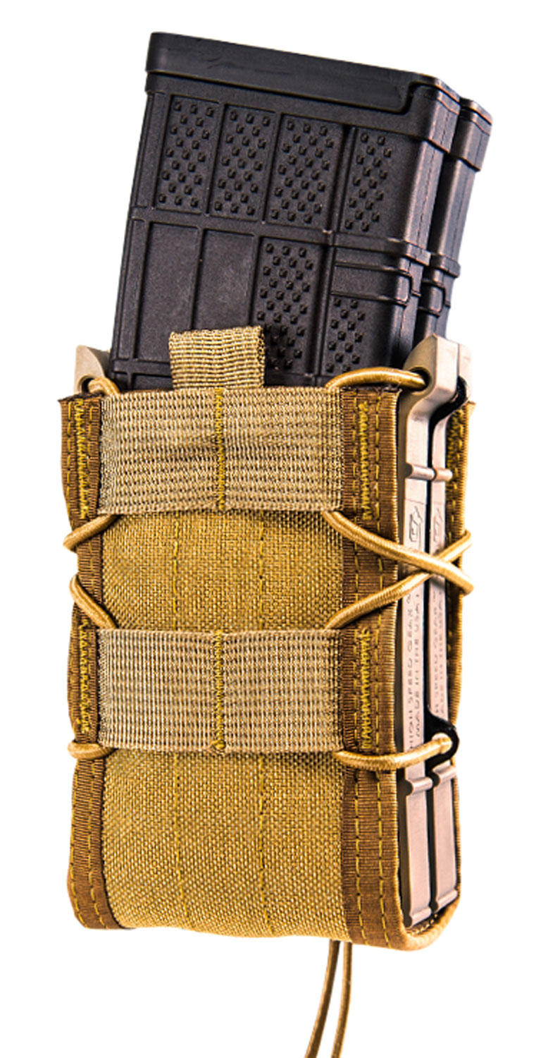 High Speed Gear 112R00CB TACO X2R Mag Pouch Double Coyote Brown Nylon