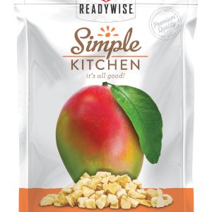 ReadyWise SK05911 Simple Kitchen Freeze Dried Fruit Mango 1 Serving Pouch 6 Per Case