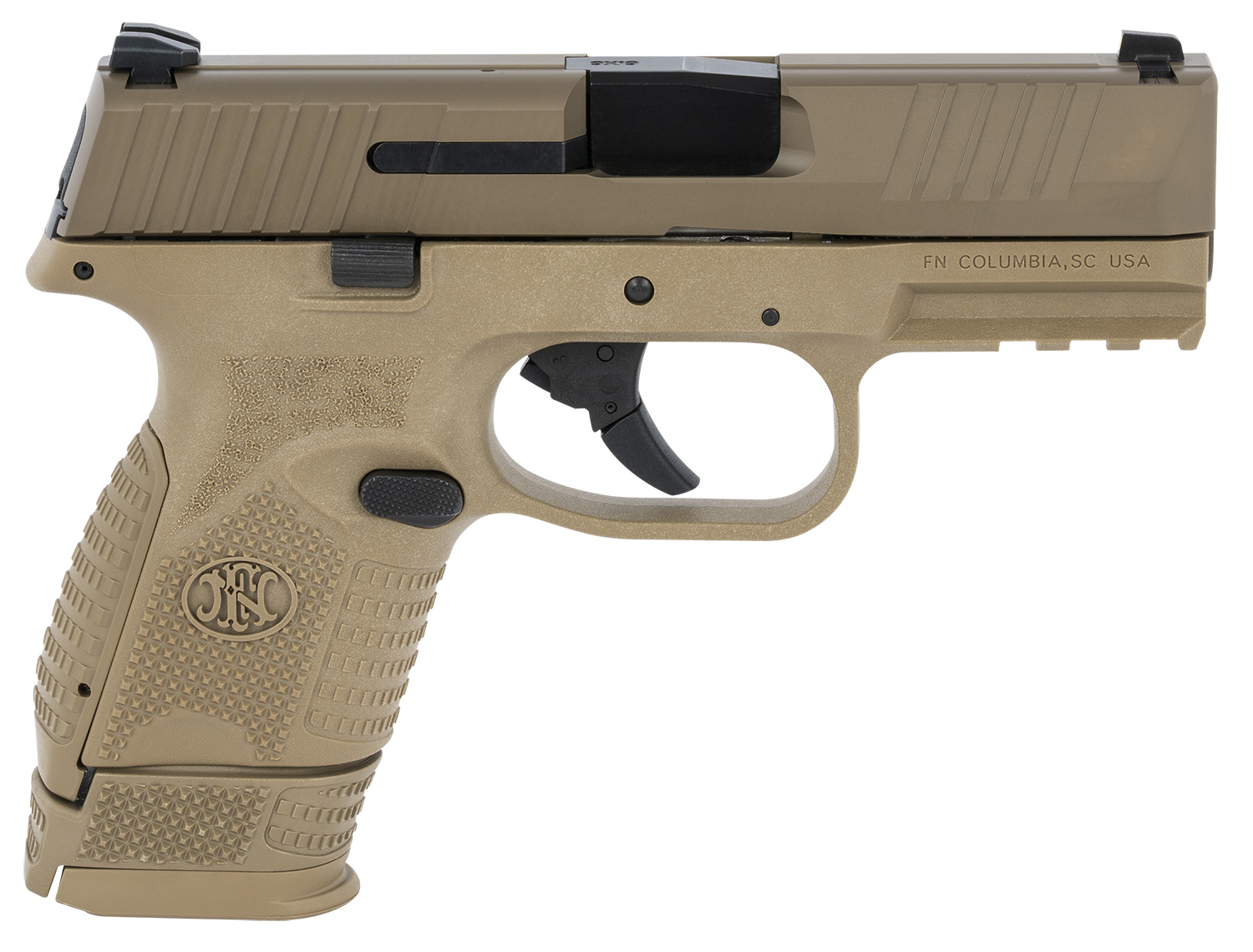 FN 509 Compact 9mm Pistol, 12+1 3.70"