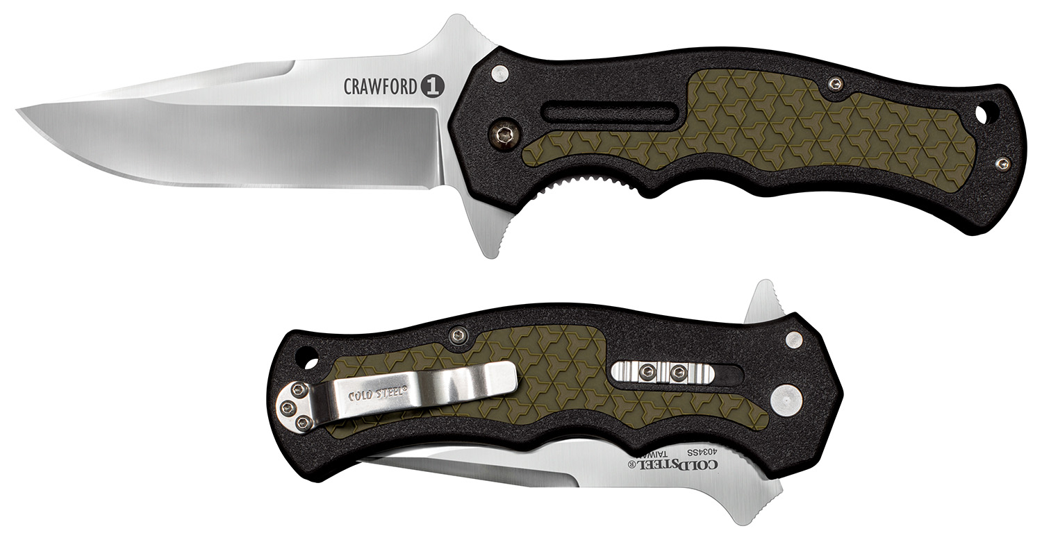 Cold Steel Crawford 1 Folding Knife, 3.50"