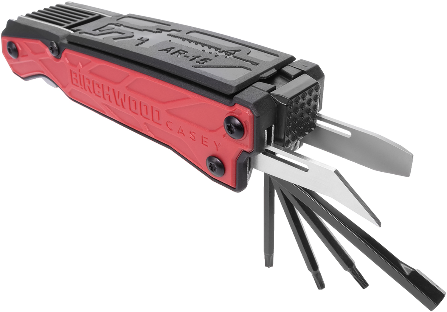 Birchwood Casey ARMT AR Black/Red Folding Knife