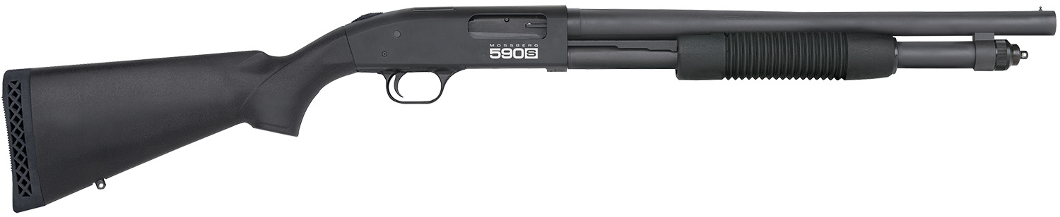 Mossberg 590S 12 Gauge Pump Shotgun, 9+1 3"