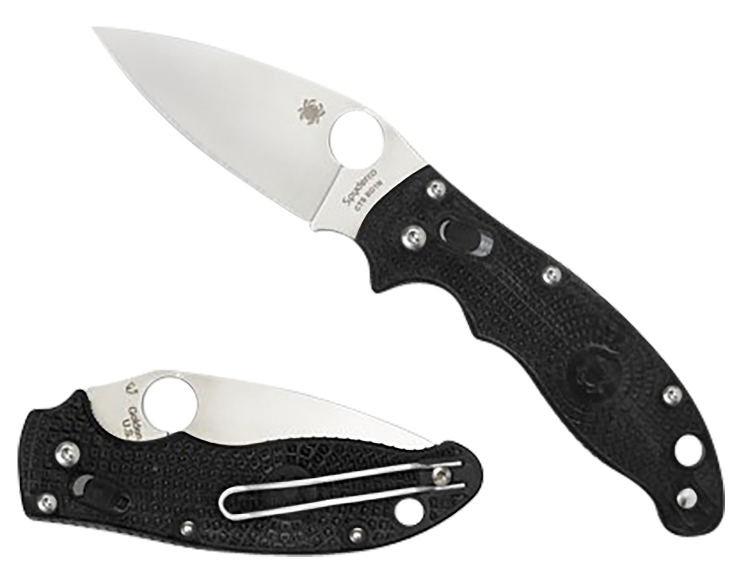 Spyderco Manix 2 Lightweight Folding Knife, 3.37"