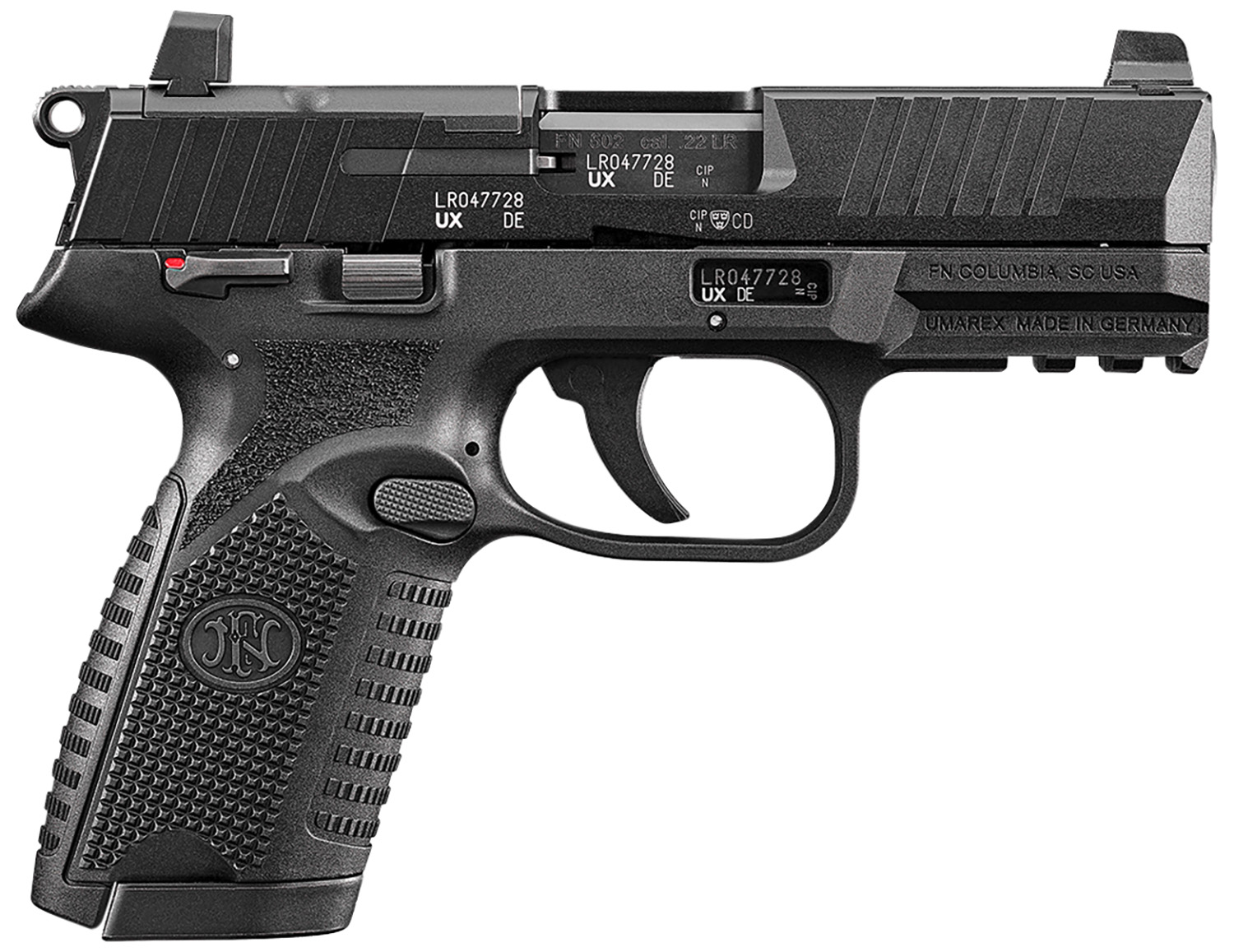 FN 502 MRD 22 LR Pistol, 10+1 4"
