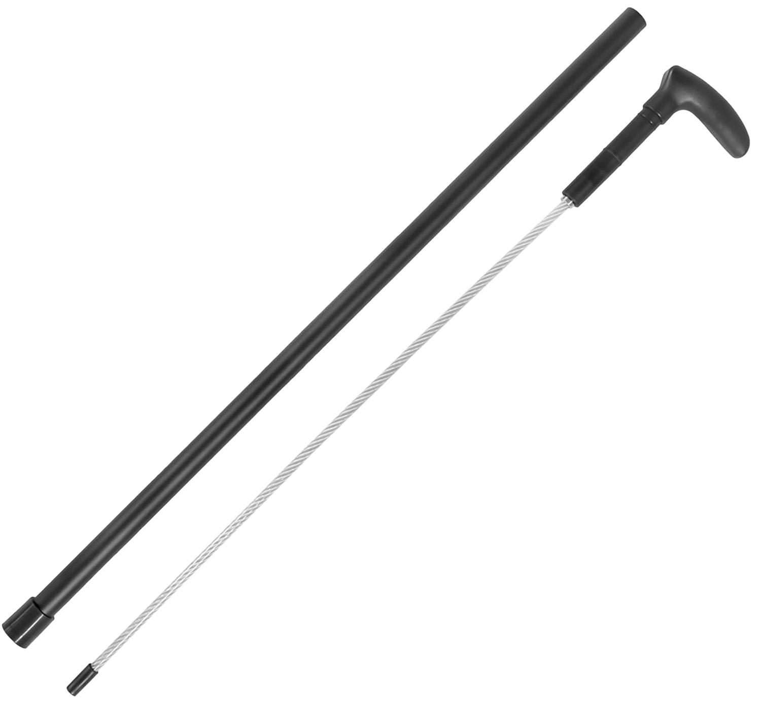 Cold Steel Cable Whip Cane Black Carbon w/Zinc Plating 32" OAL