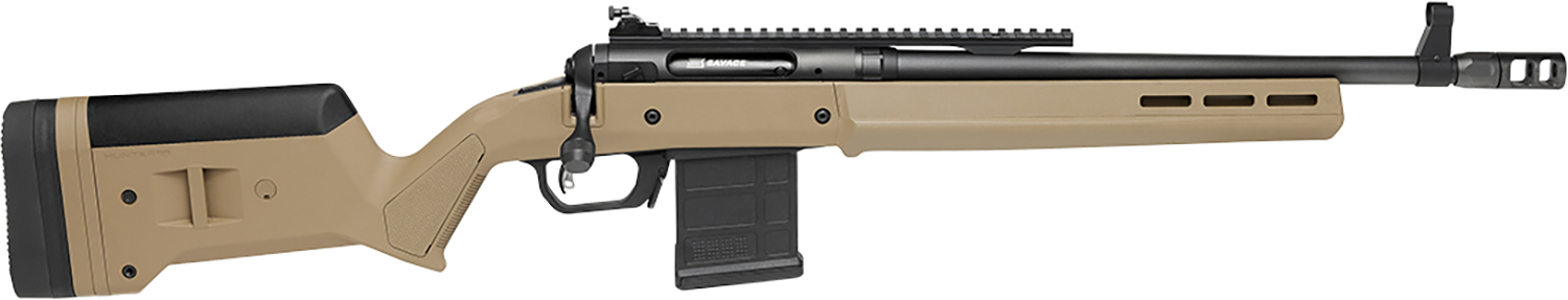 Savage 110 Scout 300 Blackout Flat Dark Earth Threaded Barrel,