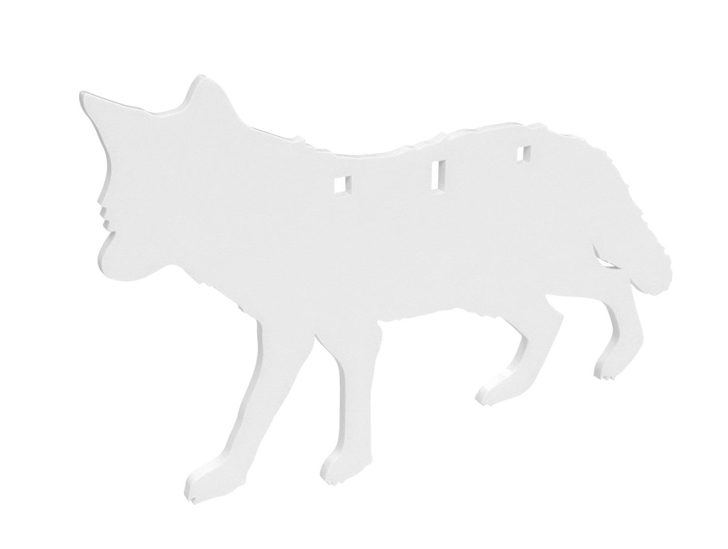 Birchwood Casey Centerfire Silhouette Coyote 3/8" AR500 Steel Target