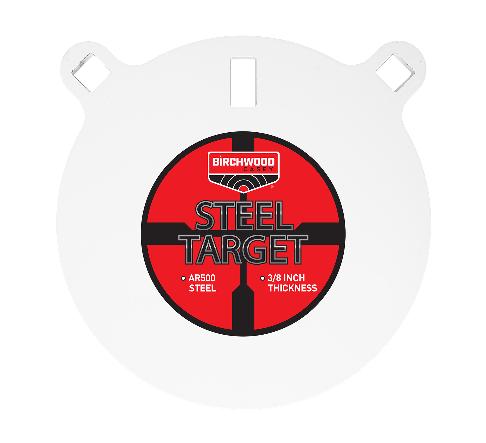 Birchwood Casey Centerfire Target 3/8" AR500 Steel 8" Round Gong