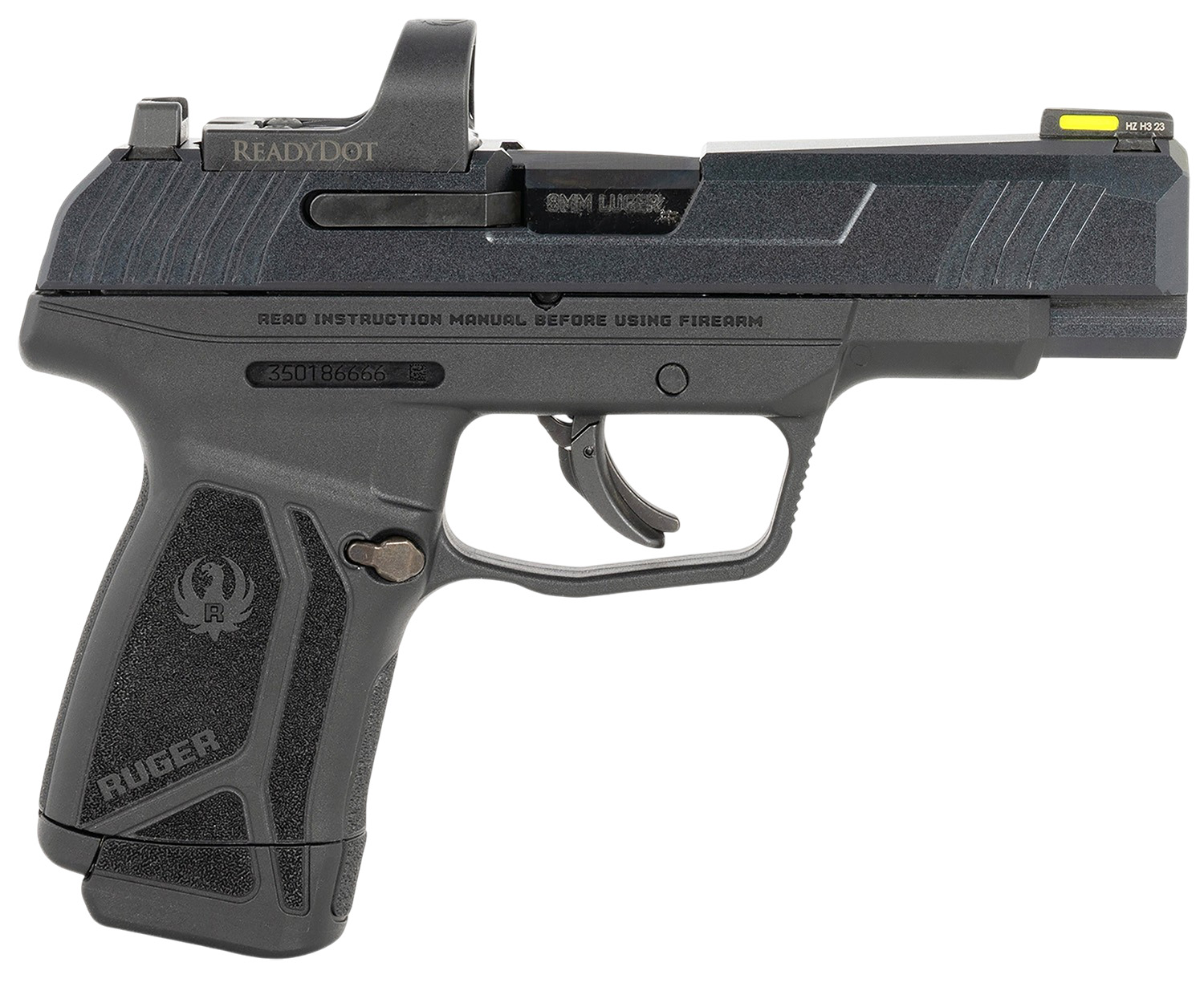 Ruger 3521 Max-9 Long RD 9mm Pistol, 12+1 4"
