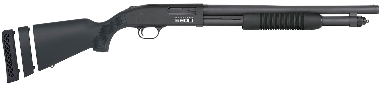 Mossberg 590S 12 Gauge Pump Shotgun, 10+1 3"