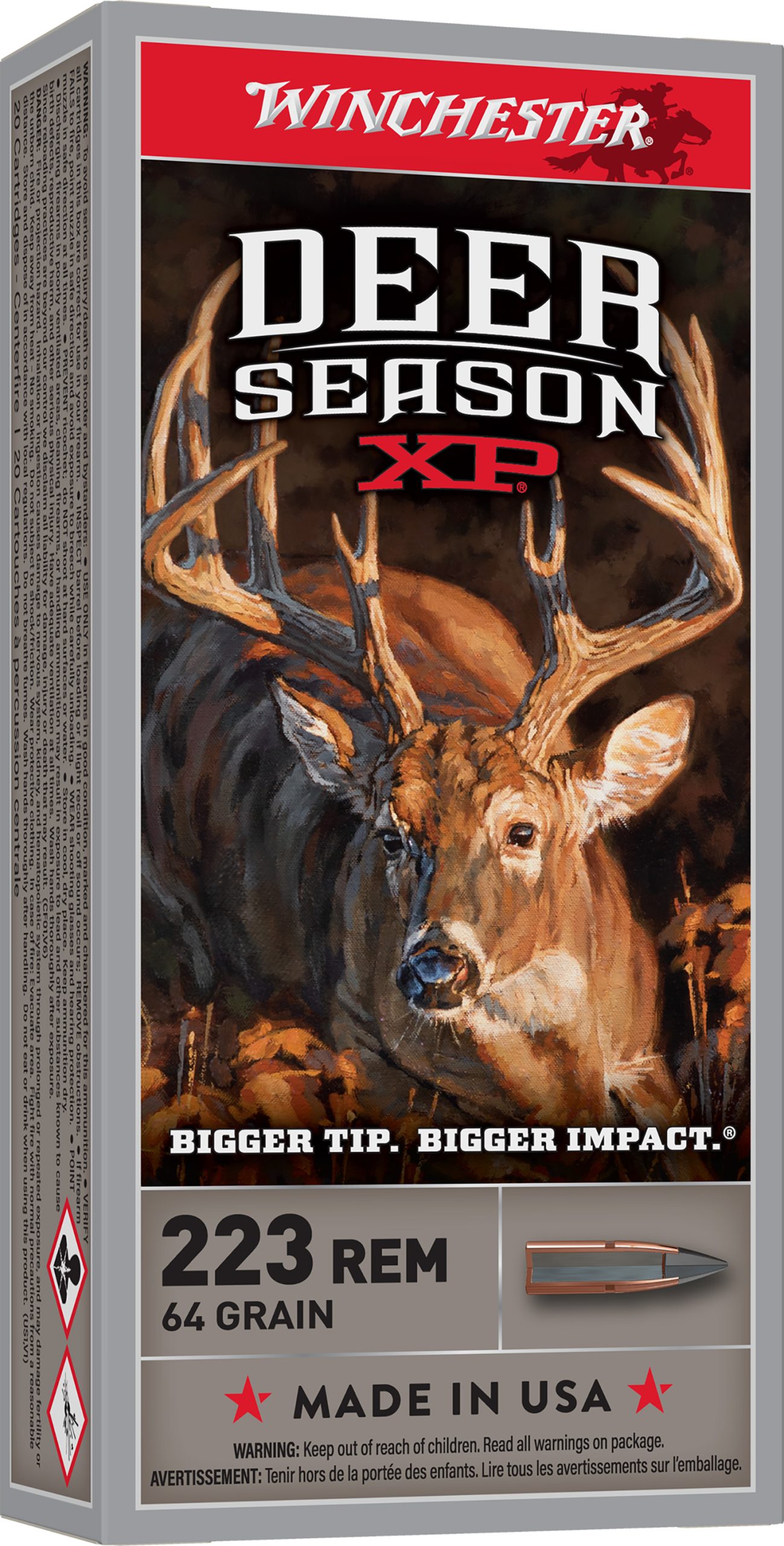 Winchester Deer Season XP 223 Rem 64gr, 20-Round Box