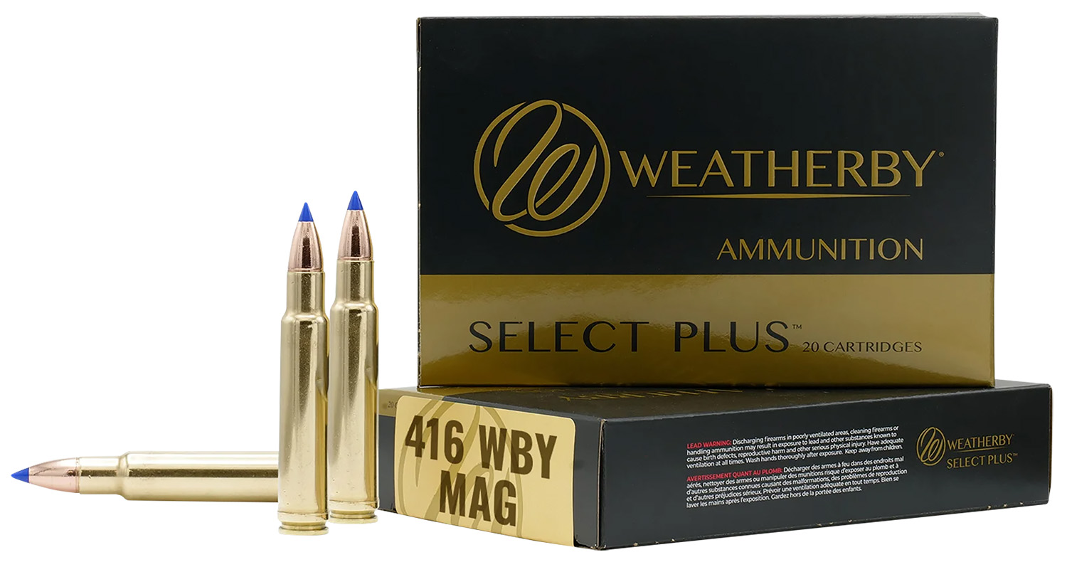 Weatherby Select Plus 416 Wby Mag 350gr, 20-Round Box