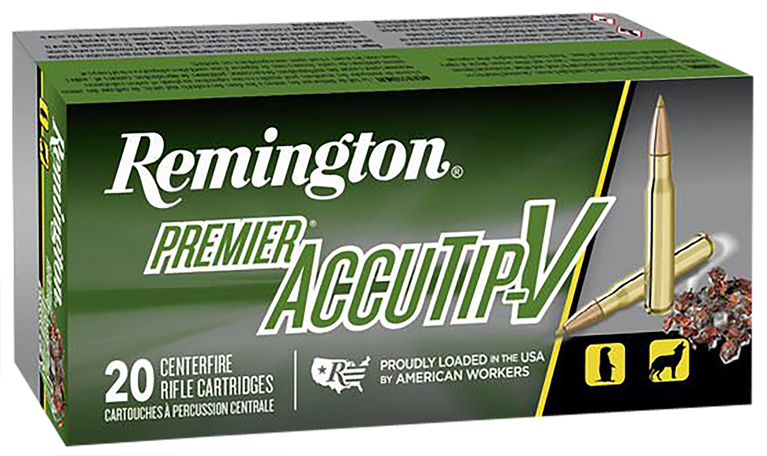 Remington Premier Accutip-V 17 Rem Fireball 20gr, 20-Round Box