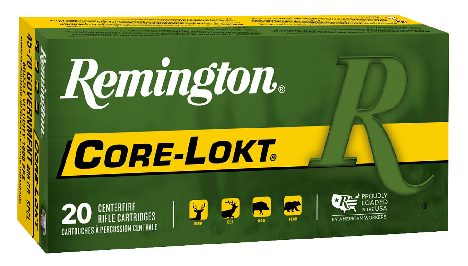 Remington Core-Lokt 45-70Gov 405gr SP, 20-Round Box