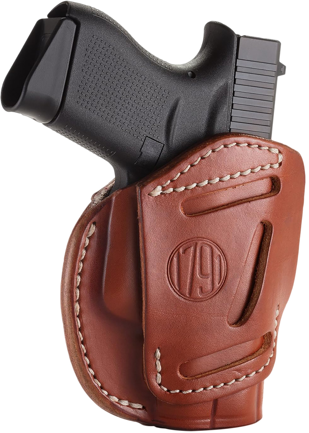 1791 3-Way IWB/OWB Holster for Ruger LCP, Ambi Brown