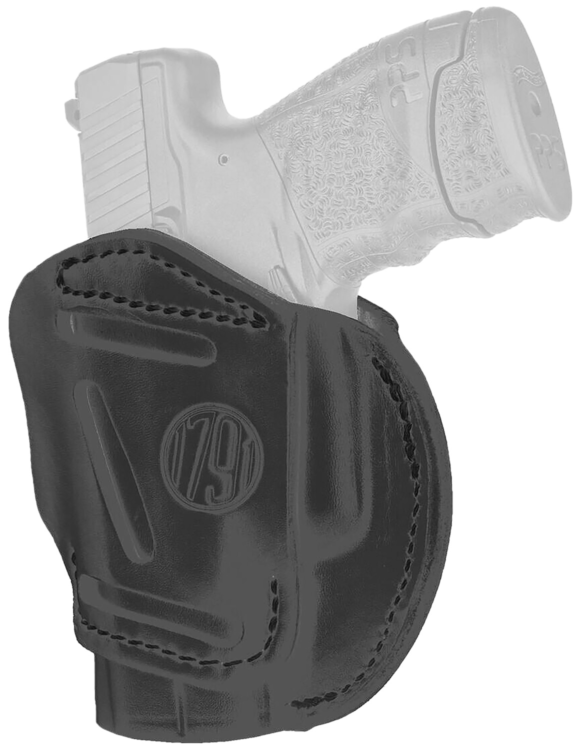 1791 3-Way IWB/OWB Holster for Glock 26, Ambi Stealth Black