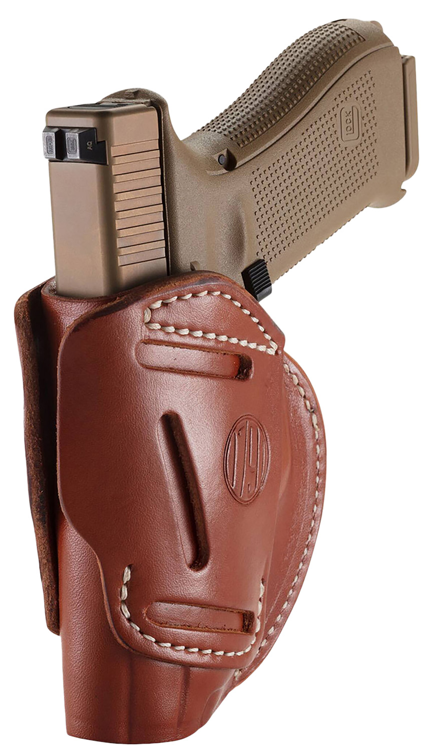 1791 3-Way IWB/OWB Holster for Glock 17, Ambi Brown