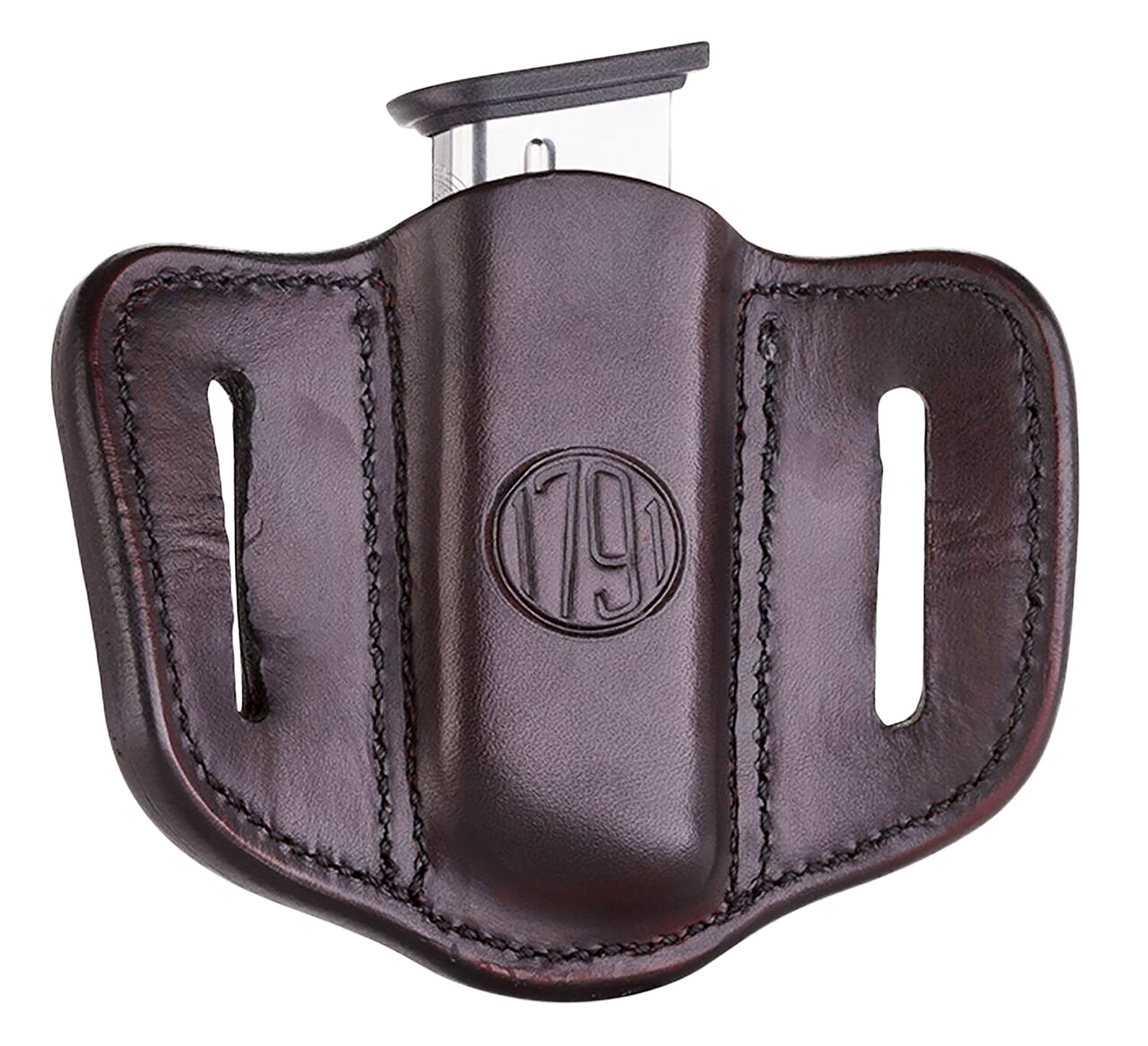 1791 MAG1.1 Single Mag Signature Brown Leather Holster, Ambi Brown