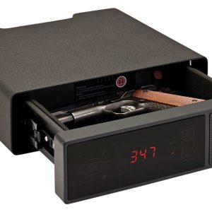 Hornady 98215 Rapid Safe Night Guard RFID Access Code Key Entry Black Steel Holds 1 Handgun 3" H x 12" W x 10.50" D