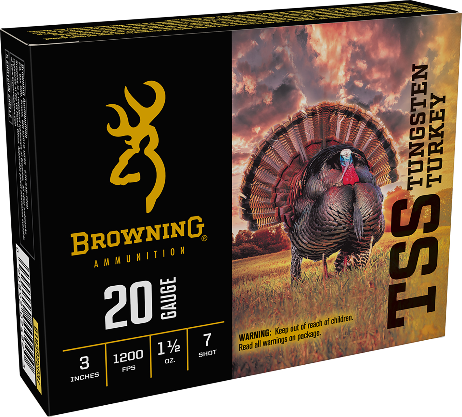 Browning TSS Tungsten Turkey 20 Gauge 3" #7 Shot, 5-Round Box