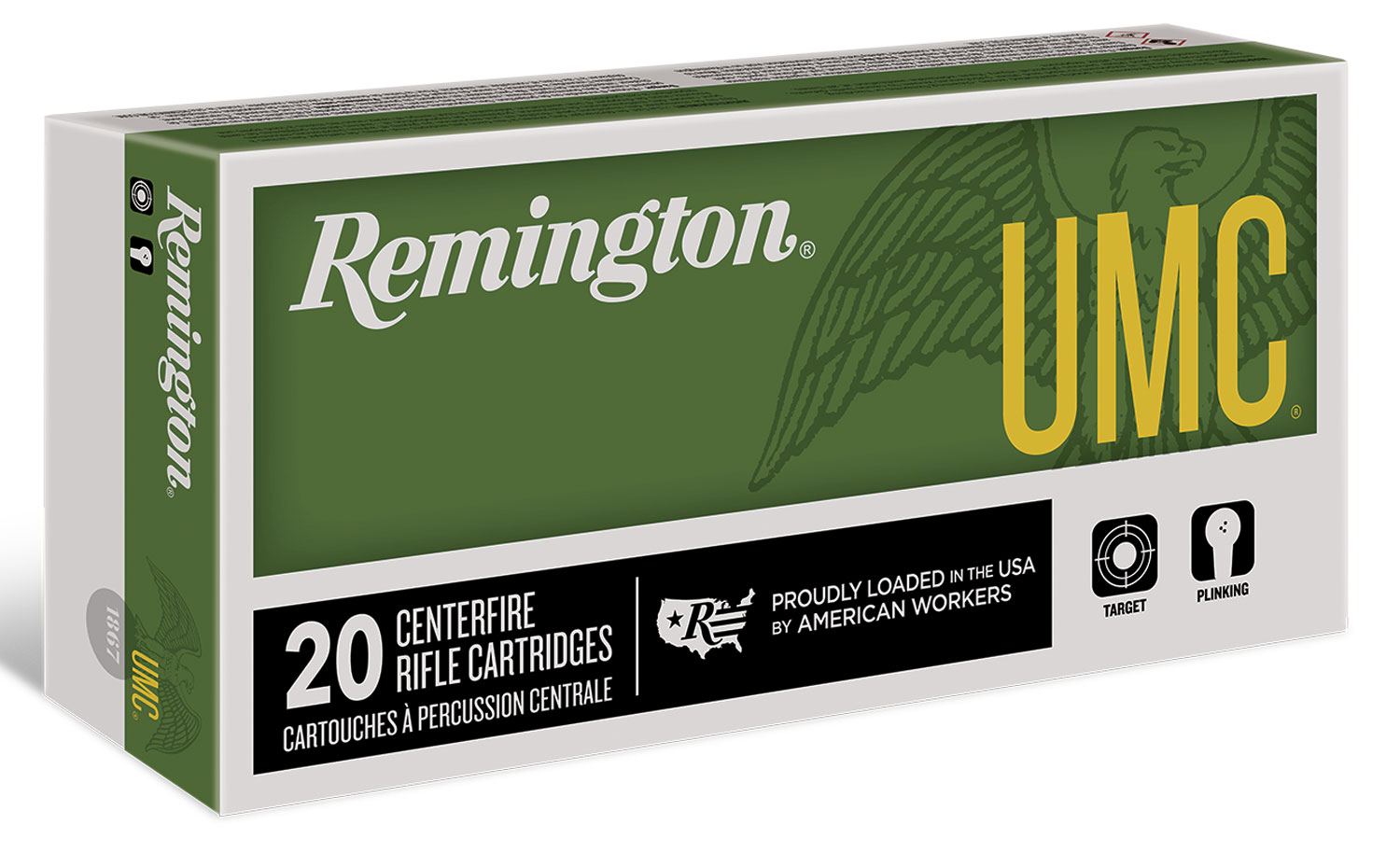 Remington Ammunition 23661 UMC 450Bushmaster 260gr Full Metal Jacket 20 Per Box/10 Case