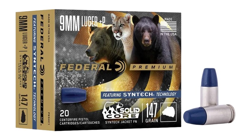 Federal P40SHC1 Premium 40S&W 200gr Solid Core Synthetic Flat Nose 20 Per Box/10 Case
