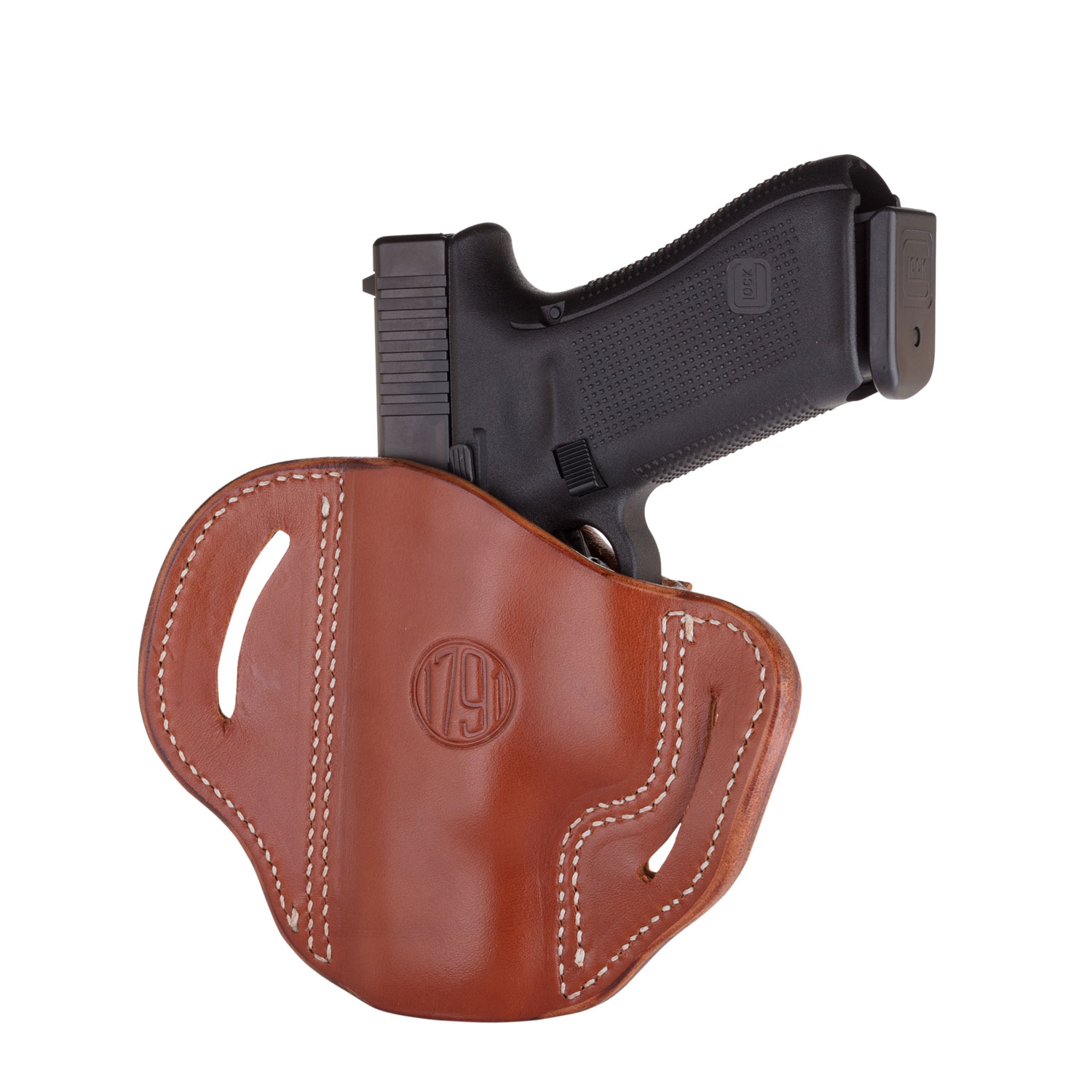 1791 BH2.4 Optic Ready OWB Holster for Walther PPQ/Sig, RH Brown