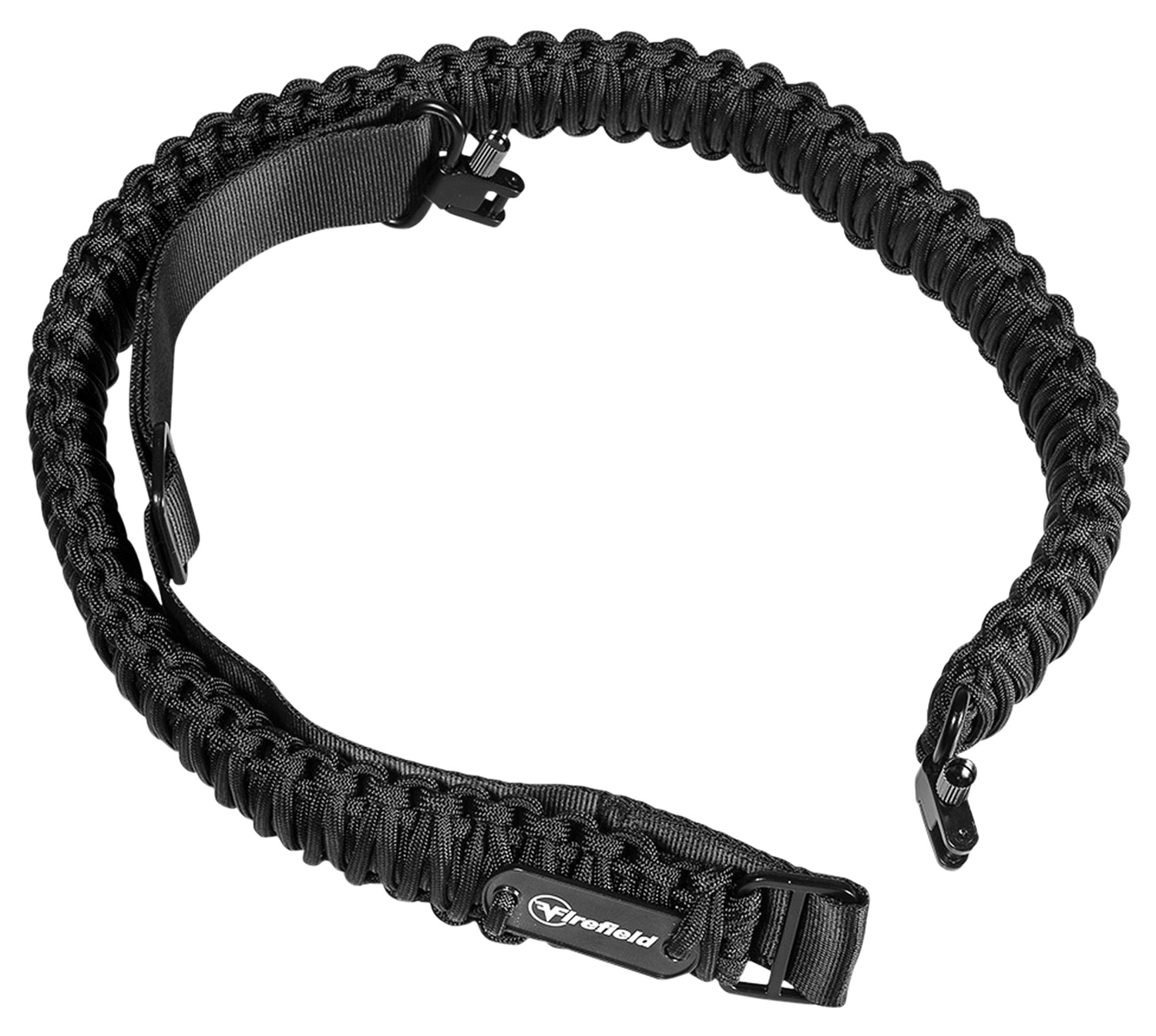 Firefield Two Point Tactical Sling Black Nylon Paracord 37.50"-45"