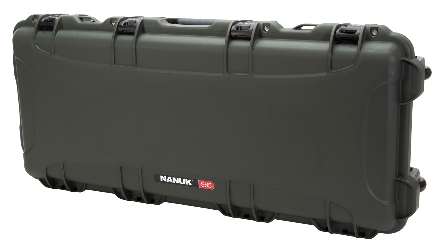 Nanuk 985 Takedown Case Olive Resin Lockable Latches for Rifles