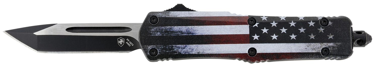 Templar Gen II US Flag Small OTF Knife, 2.69" 440C