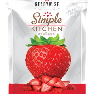 ReadyWise Simple Kitchen Freeze Dried Fruit Strawberry 1 Serving