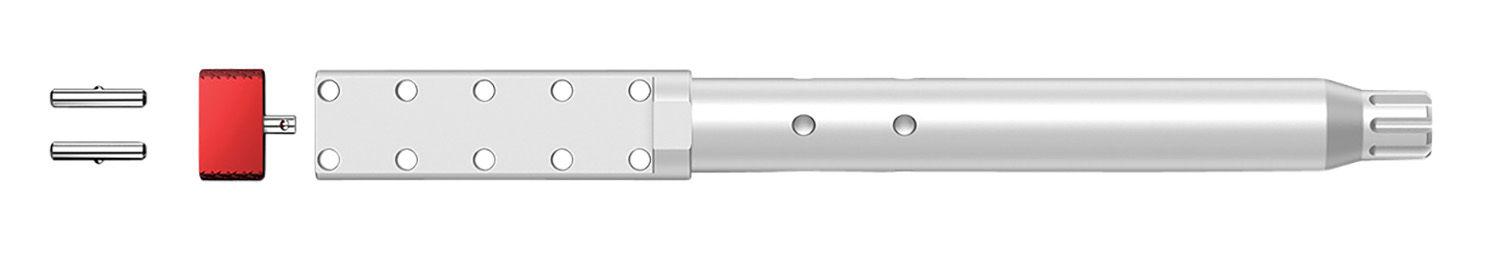 Real Avid Lug-Lok Upper Vise Block Natural Aluminum w/ Stainless