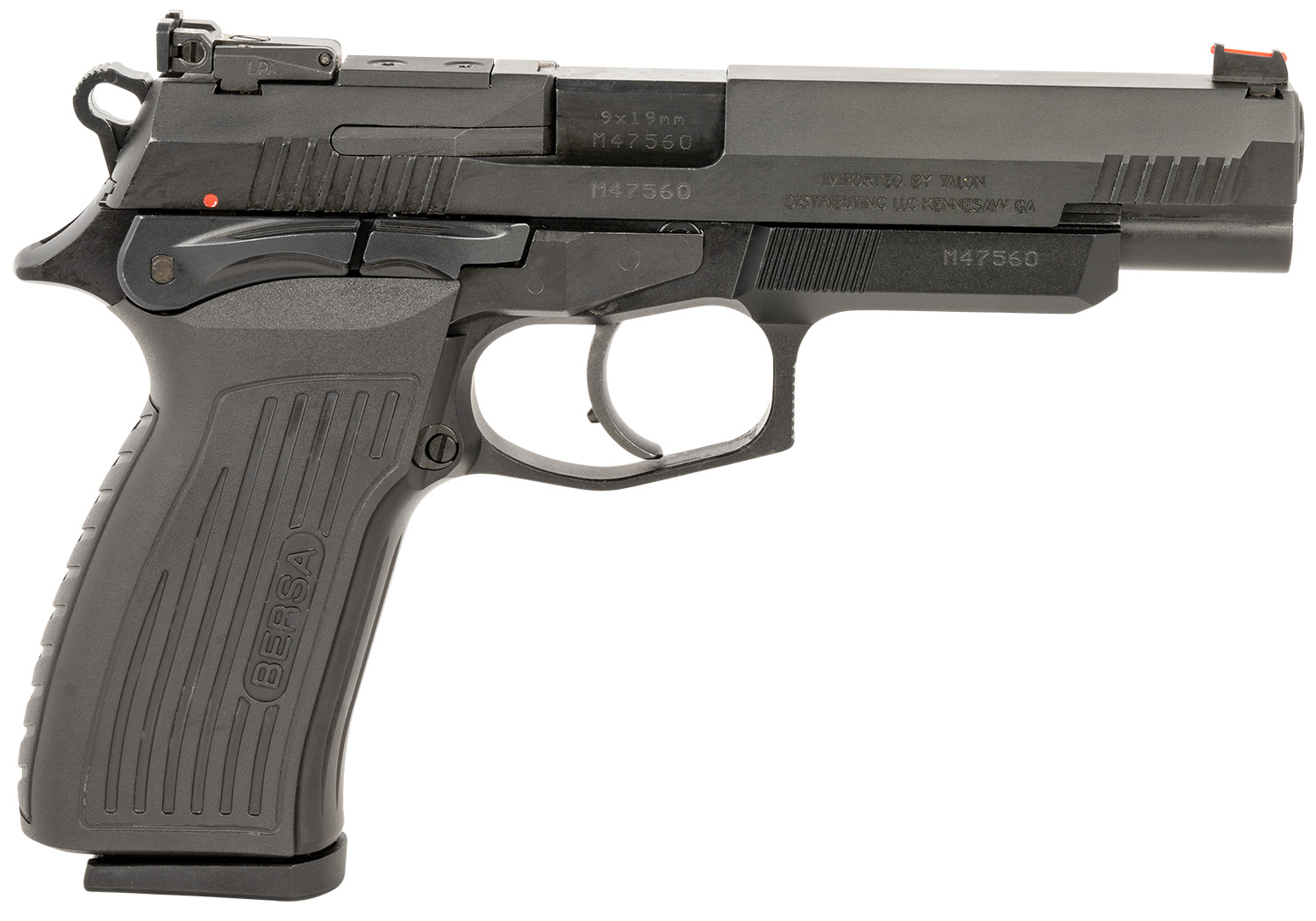 Bersa TPR XT 9mm Pistol, 17+1 4.96"