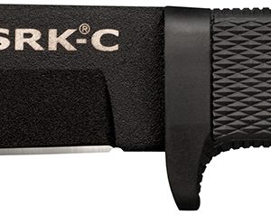 Cold Steel CS-49LCKD SRK Compact 5" Fixed Plain Black Tuff-Ex Finish SK-5 Steel Blade/Black Kray-Ex Handle Includes Sheath