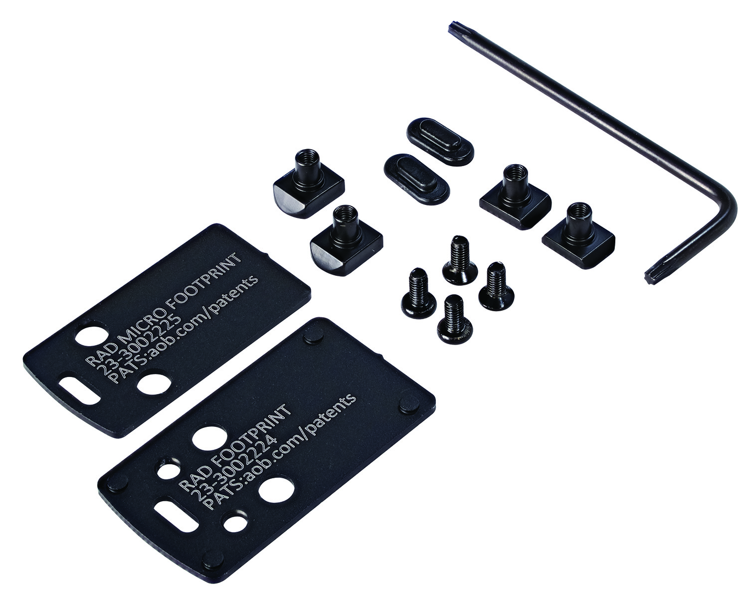 Crimson Trace CT RAD Mounting Kit CT RAD Footprint/Dovetail