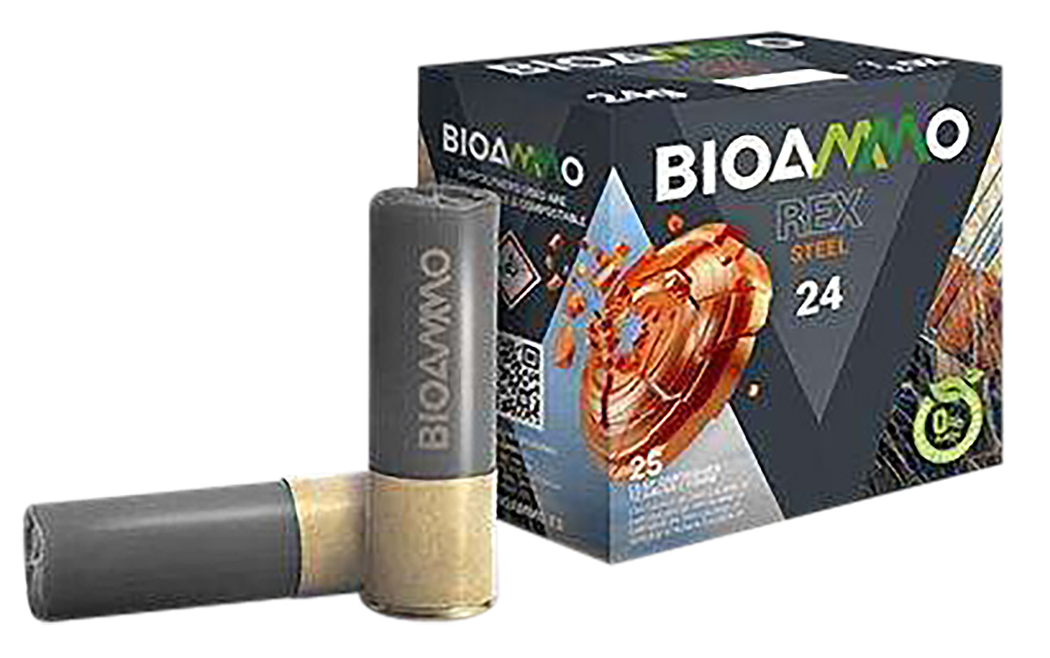 Bioammo Rex Steel Target 12 Gauge 2.75" #7 Shot, 25-Round Box