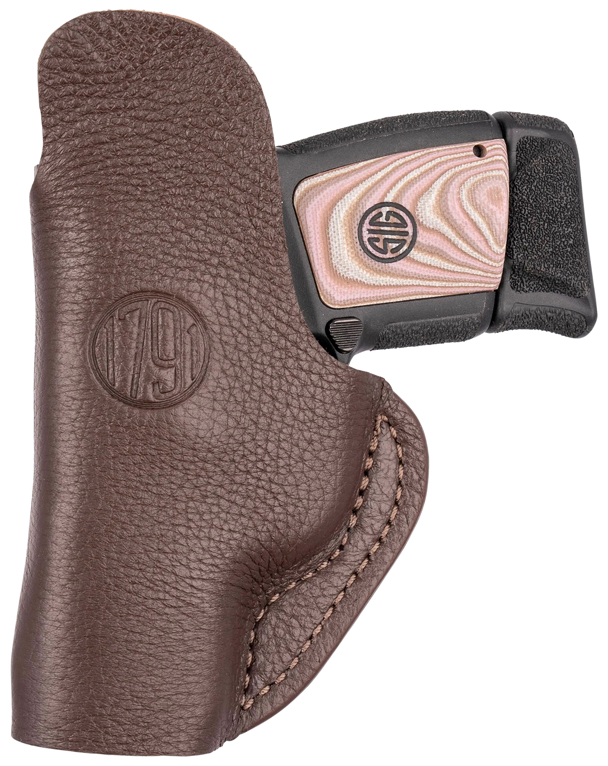 1791 Fair Chase IWB Holster for Ruger LCP 380/S&W Bodyguard, LH Brown