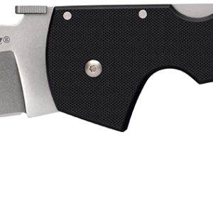 Cold Steel CS62MGC Espada XL 7.50" Folding Clip Point Plain AUS-10A SS Blade/9.25" Black w/Polished Bolsters G10 Handle Includes Belt Clip