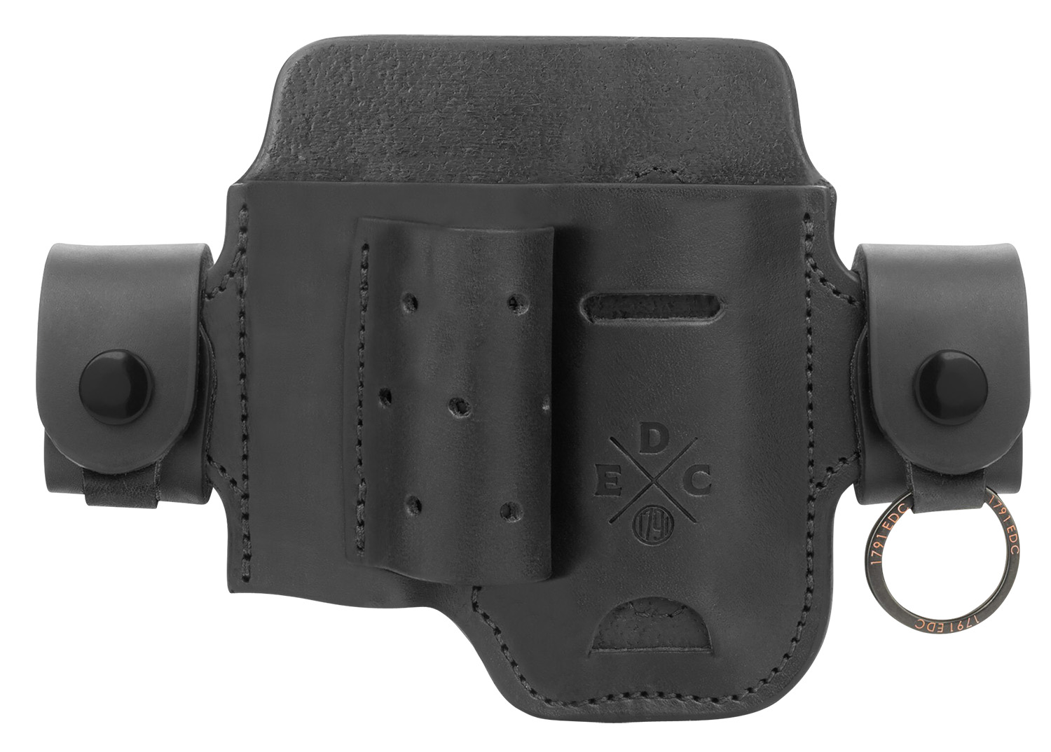 1791 HDASLFBLKA EDC Heavy Duty Action Snap OWB Holster, Ambi Black