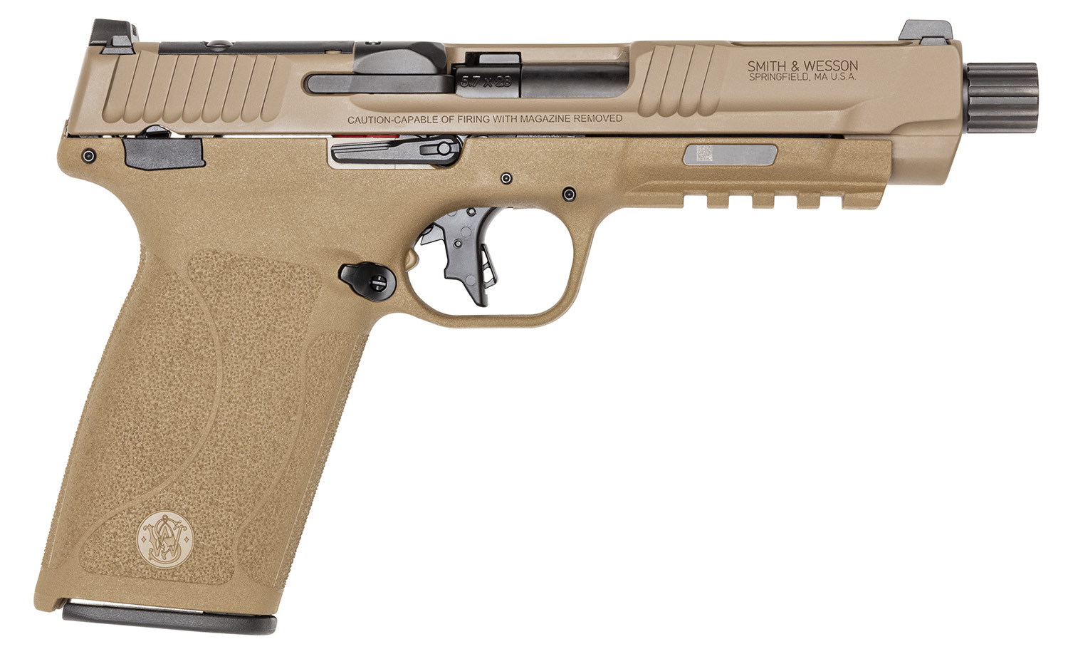 S&W M&P 5.7 5.7X28 OR 5 (2)22R FDE
