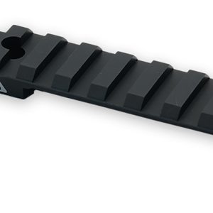 Weatherby J010004 Picatinny Rail Matte Black Aluminum Weatherby Model 307 Weaver Mount Short Action 20 MOA