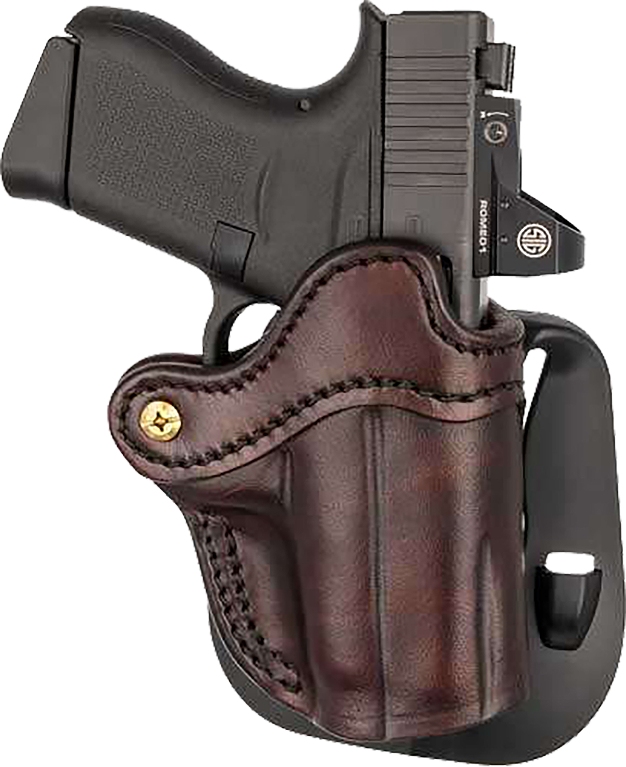 1791 ORPDHCSBRR Optics Ready OWB Holster, RH Brown